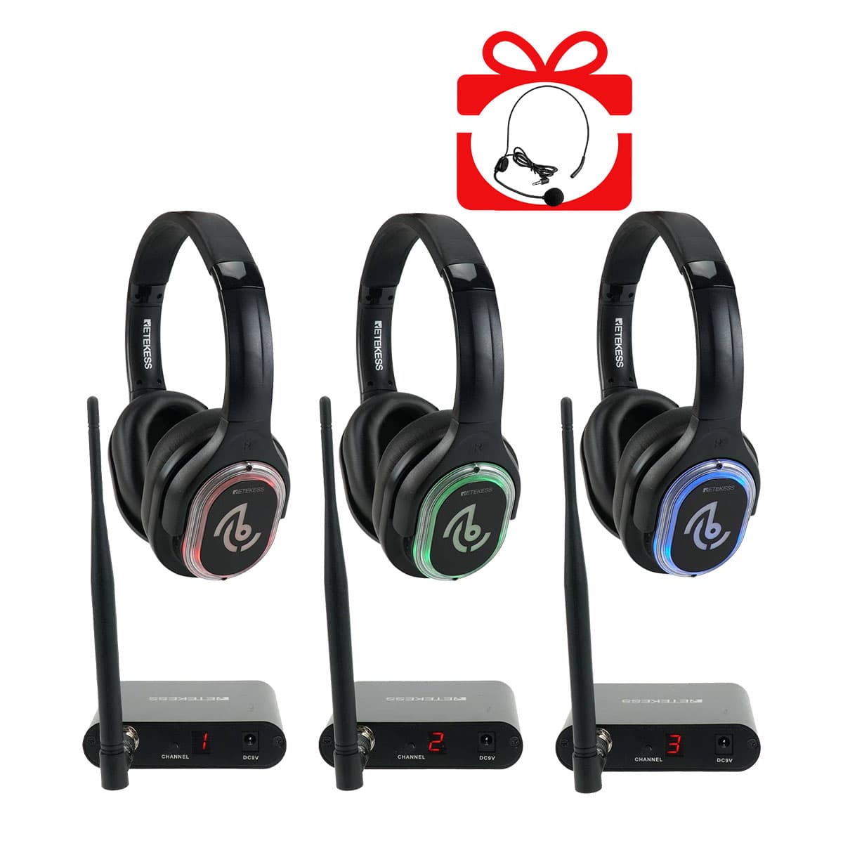 TA003 TA004 Cuffie Silent Disco Specifiche per Feste