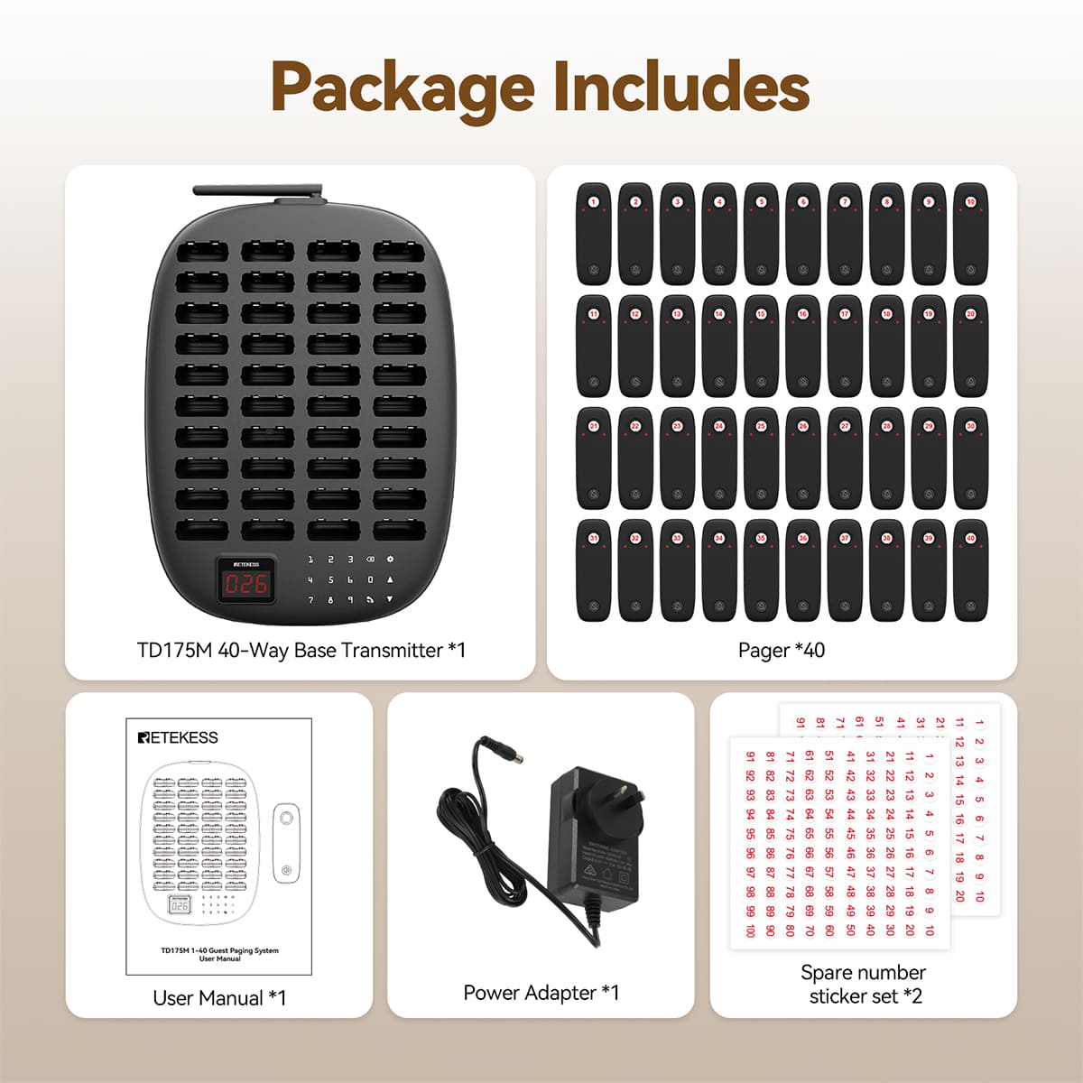 Sistema di chiamata a lungo raggio TD175M
