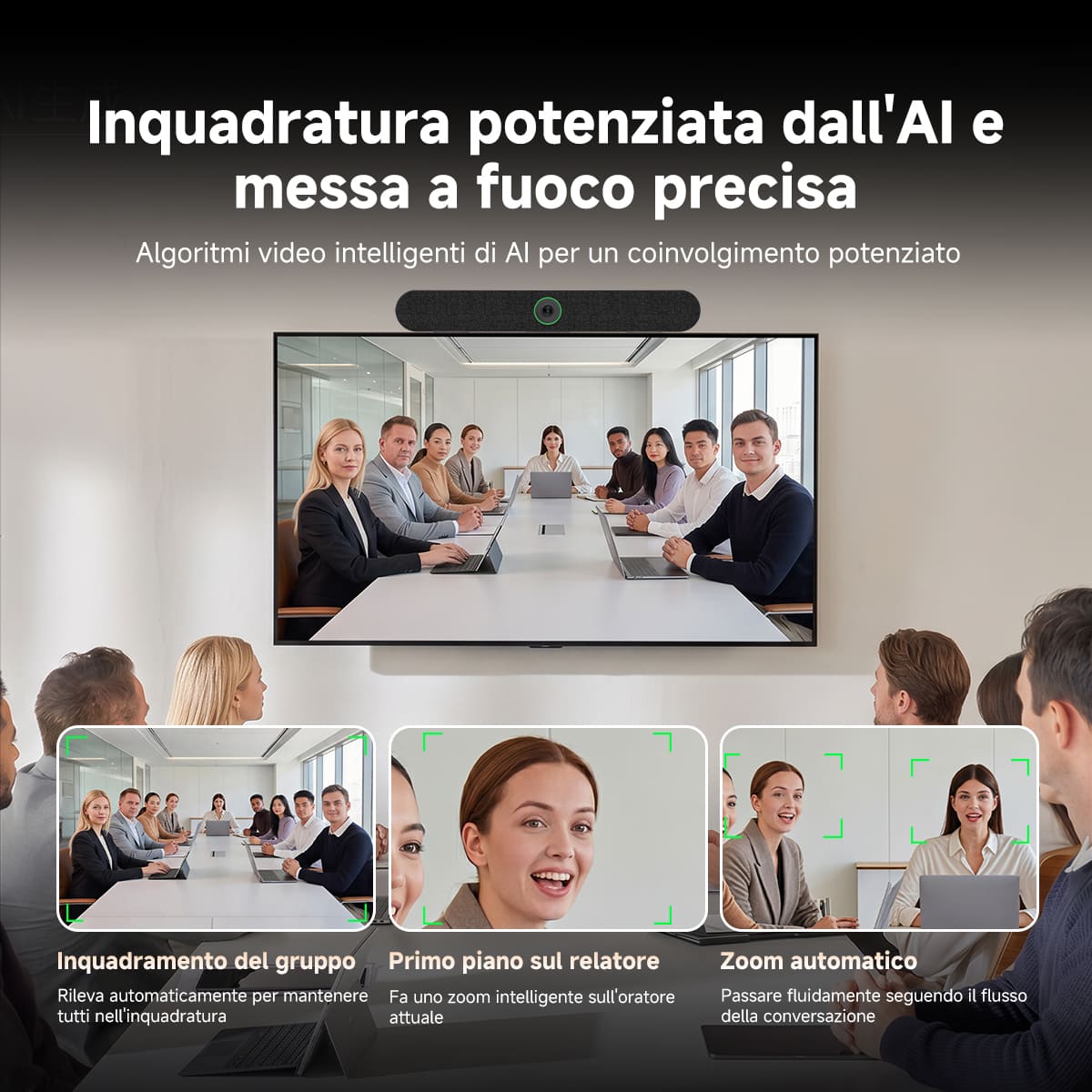 SVN A3 Sistema di Videoconferenza Online All-in-One per Sale Riunioni di Uffici di Medie Dimensioni