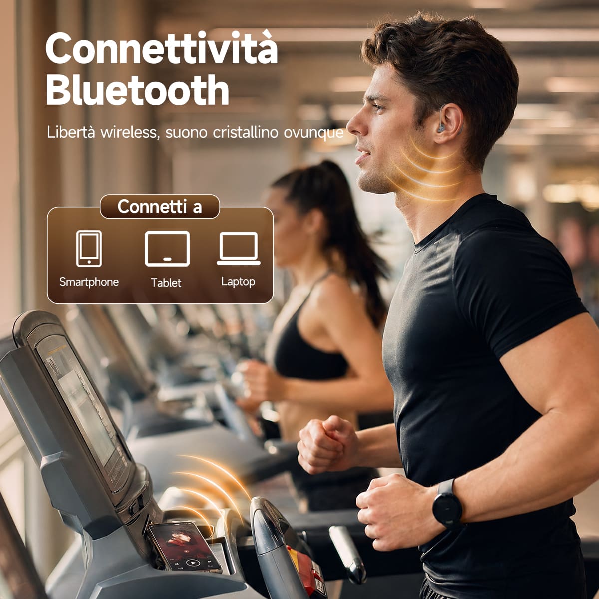 TE105 Apparecchio Acustico CIC IP68 Impermeabile con Bluetooth e Supporto App per Perdite Uditive da Moderate a Gravi