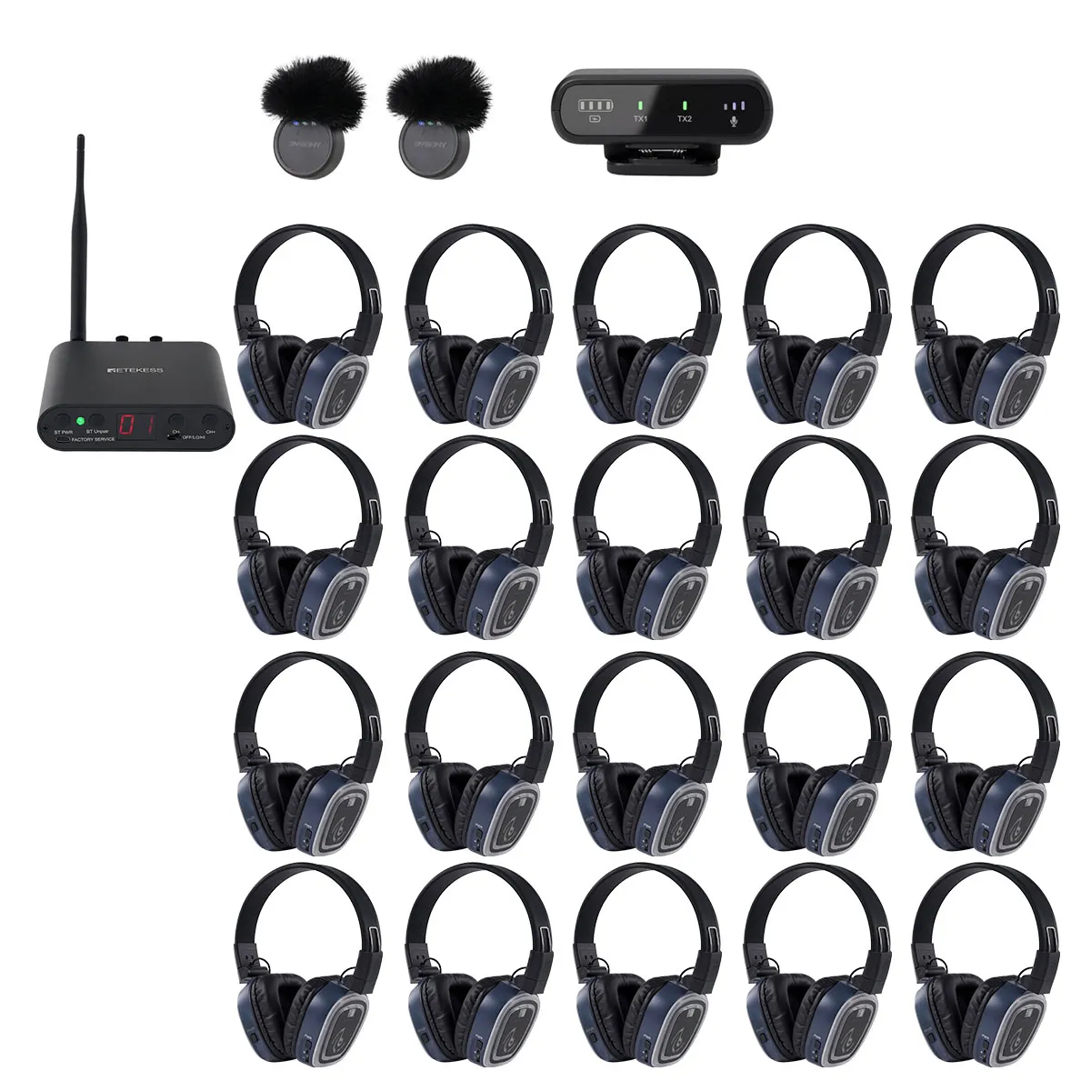 Yoga, Meditazione & Guarigione Sonora – Sistema Audio Silenziso da Tavolo TA003S TA004S, 3 Canali con Bluetooth, Pieghevole, Type-C, Bass Boost