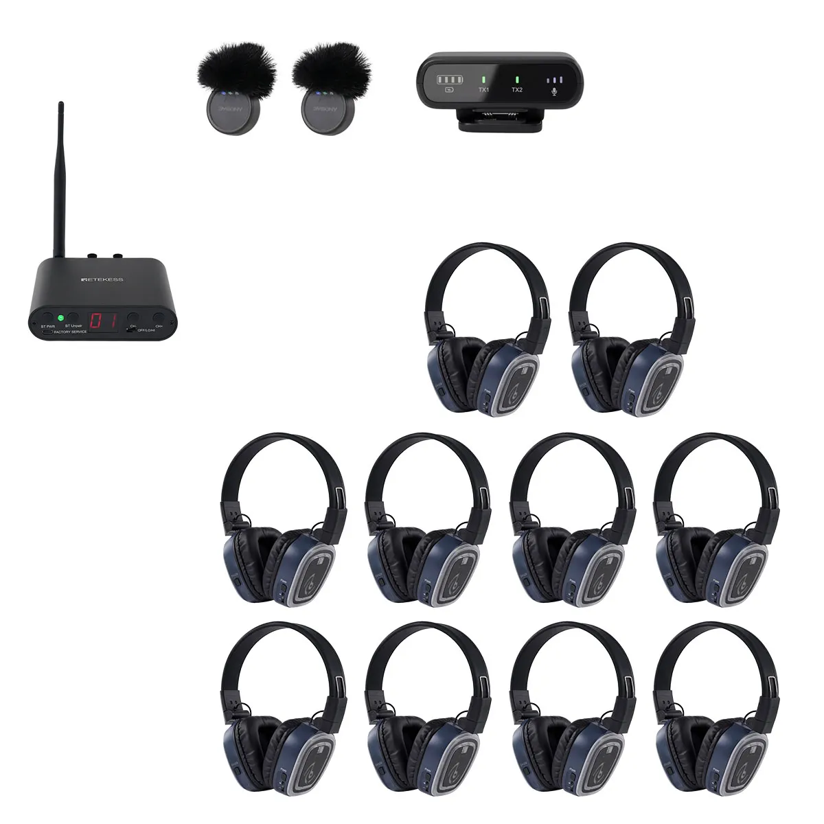 Yoga, Meditazione & Guarigione Sonora – Sistema Audio Silenziso da Tavolo TA003S TA004S, 3 Canali con Bluetooth, Pieghevole, Type-C, Bass Boost