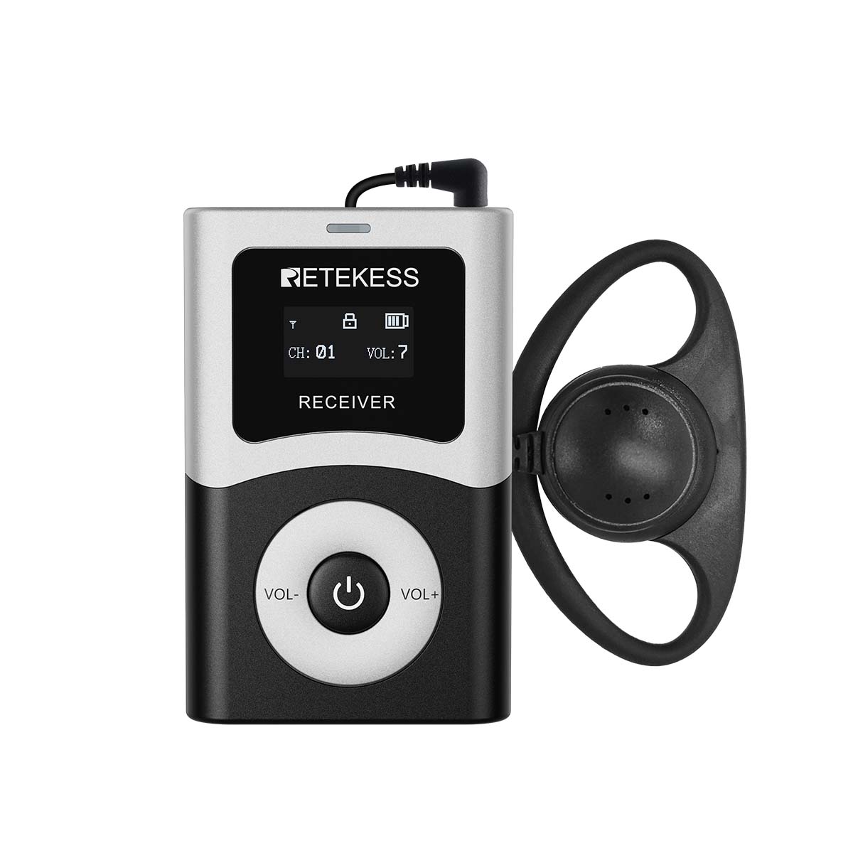 T131U Ricevitore Wireless per Guida Turistica con Cancellazione del Rumore per Guide Turistiche, Chiese