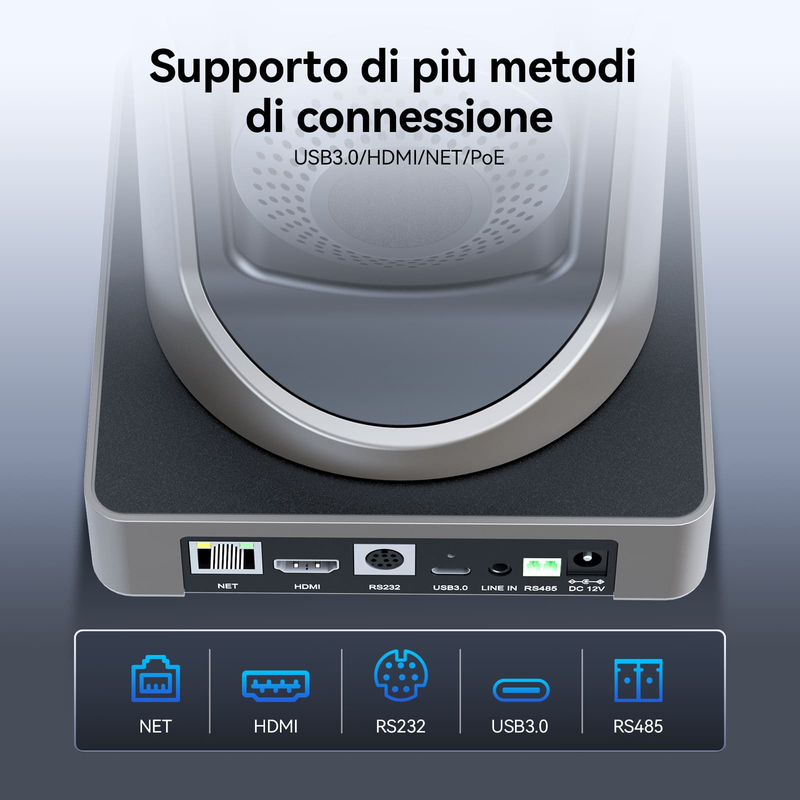 Retekess TC202 Telecamera ad Alta Definizione Multi-compatibile per Incontri Religiosi
