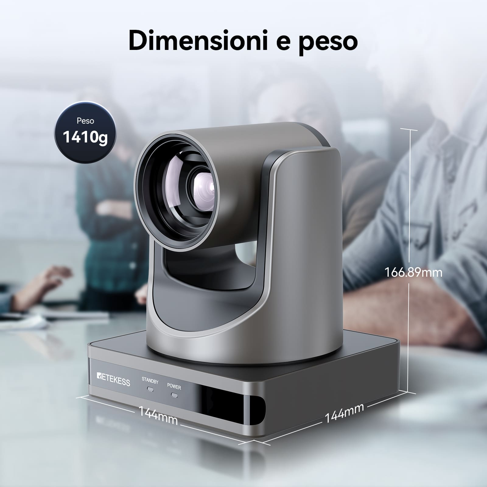 Retekess TC202 Telecamera ad Alta Definizione Multi-compatibile per Incontri Religiosi