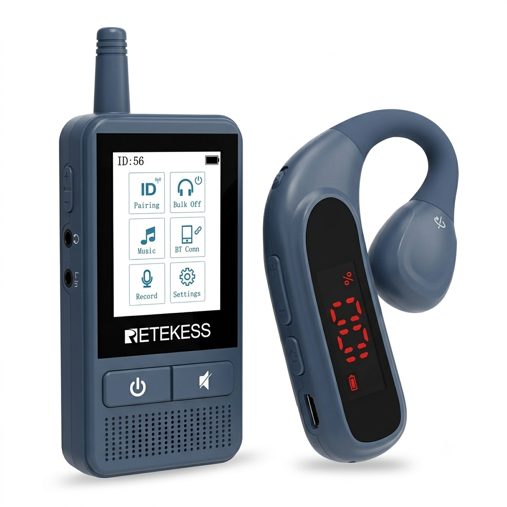 TT133 Sistema guida turistica smart con touchscreen per gruppi, doppio display batteria, ricarica rapida, registrazione e riproduzione, streaming Bluetooth, ingresso AUX, audio chiaro per tour cittadini, visite ed eventi internazionali