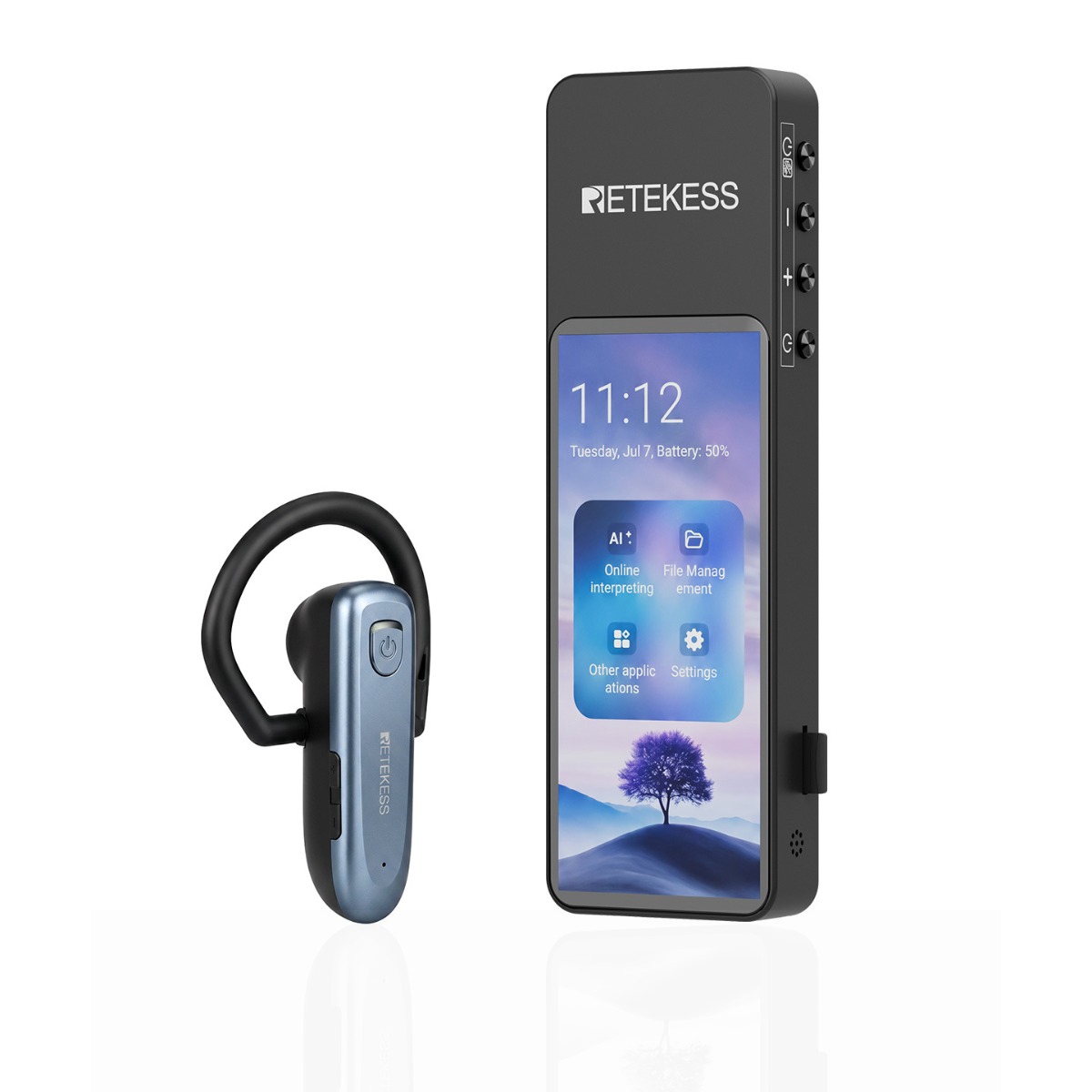 Retekess TT136 trasmettitore, sistema di guida turistica con traduzione in tempo reale