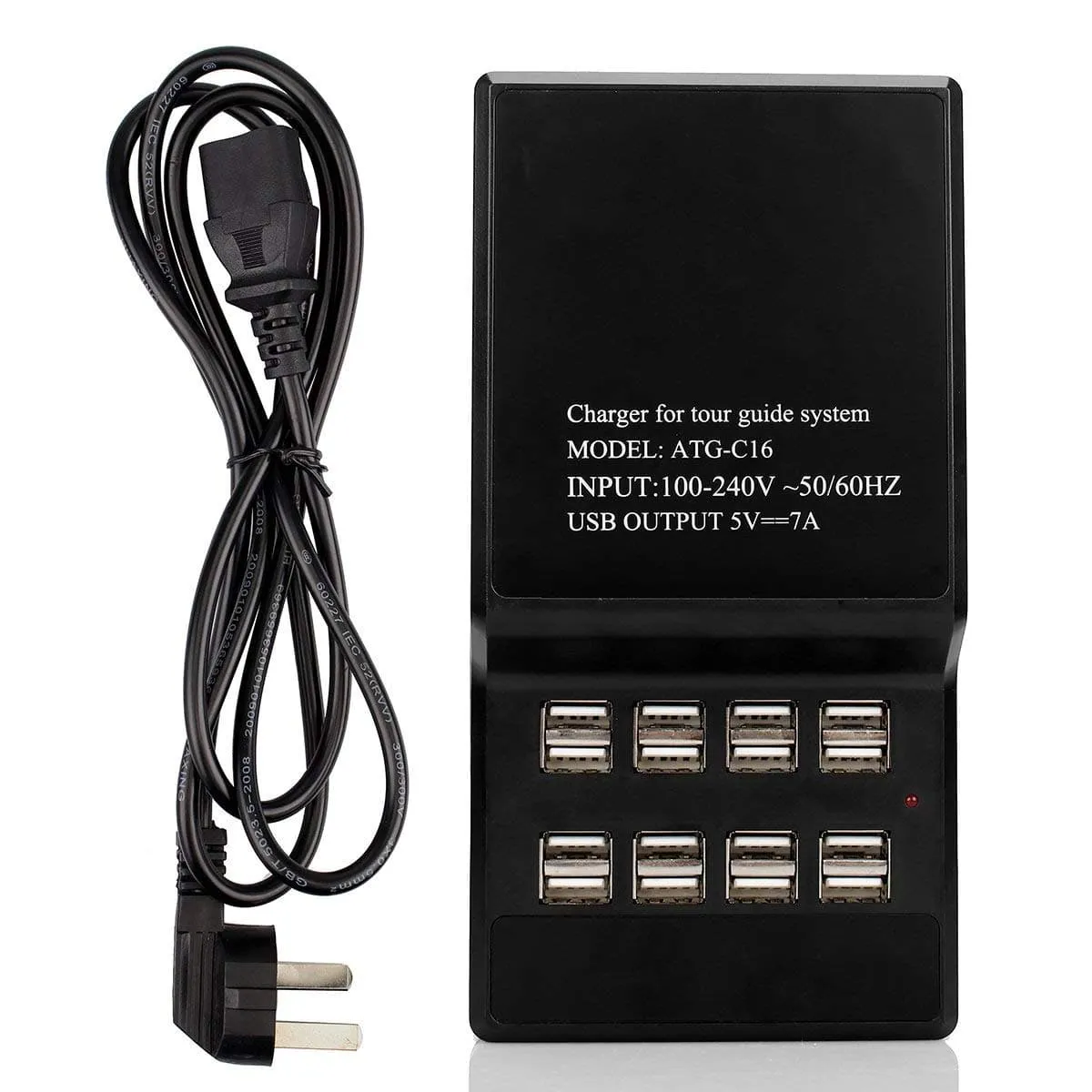 🎁 TT002 Base di ricarica USB a 16 porte, compatibile con T130, T130S, T130P, T130U, TT126, TT106S, TT106, TT127, TT128, TT122, TT109, TT112, TT105, TA004 e TT136