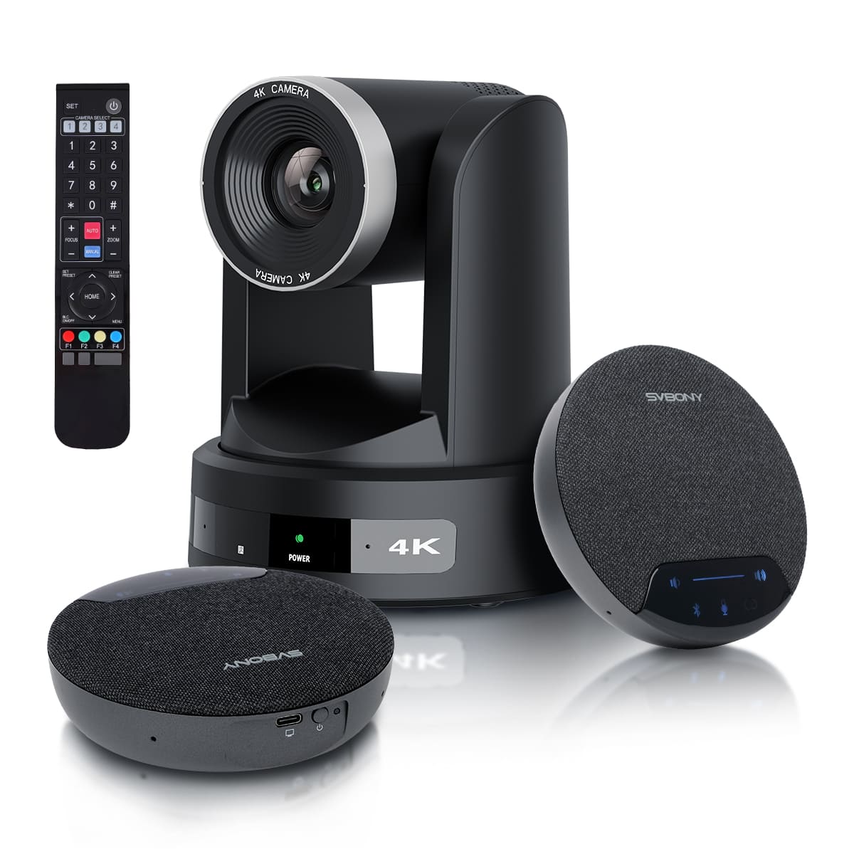 Sistema di Videoconferenza Retekess SVN A5 4K AI PTZ con Zoom Ottico 10x e Tracciamento Umano Basato su IA