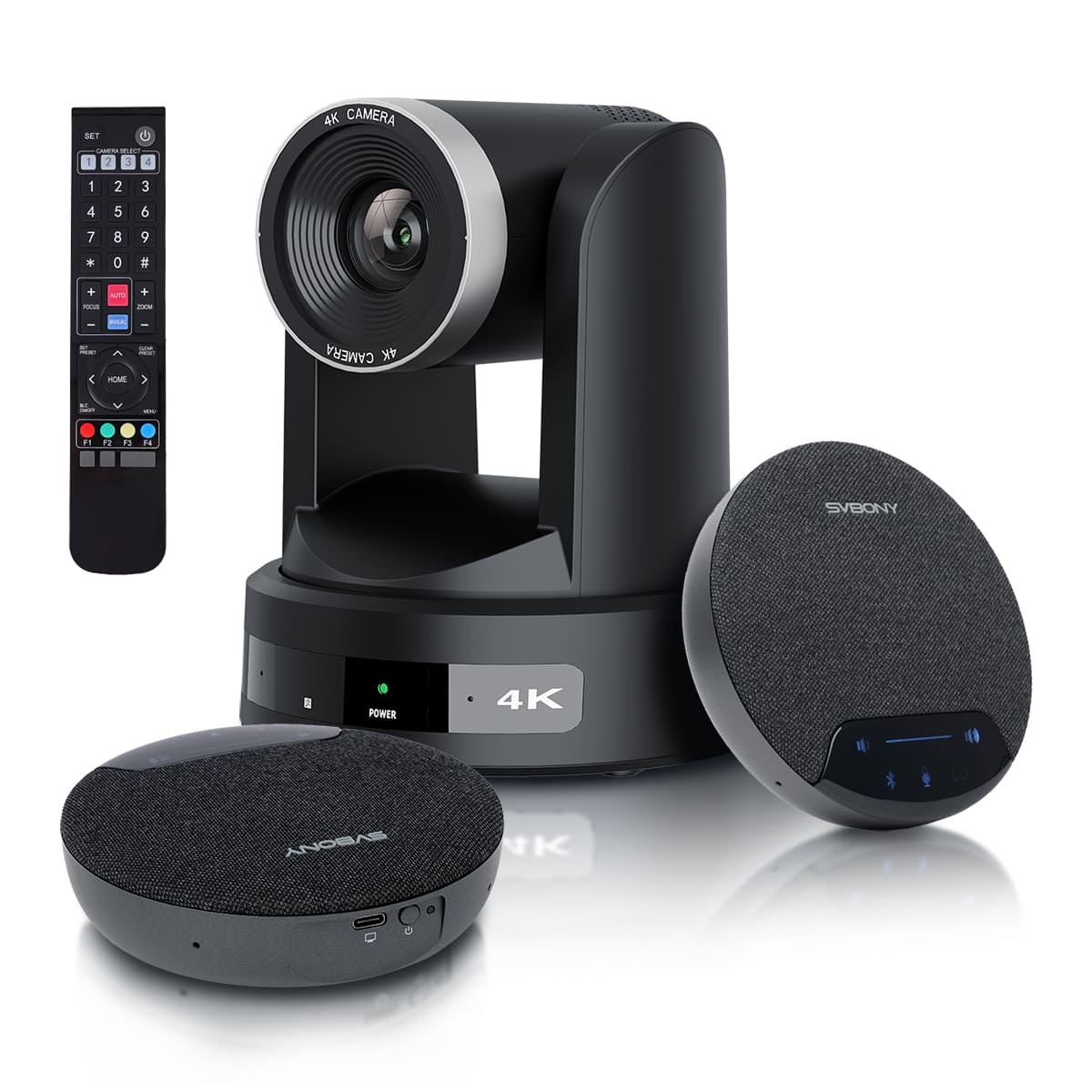 Sistema di Videoconferenza Retekess SVN A5 4K AI PTZ con Zoom Ottico 10x e Tracciamento Umano Basato su IA