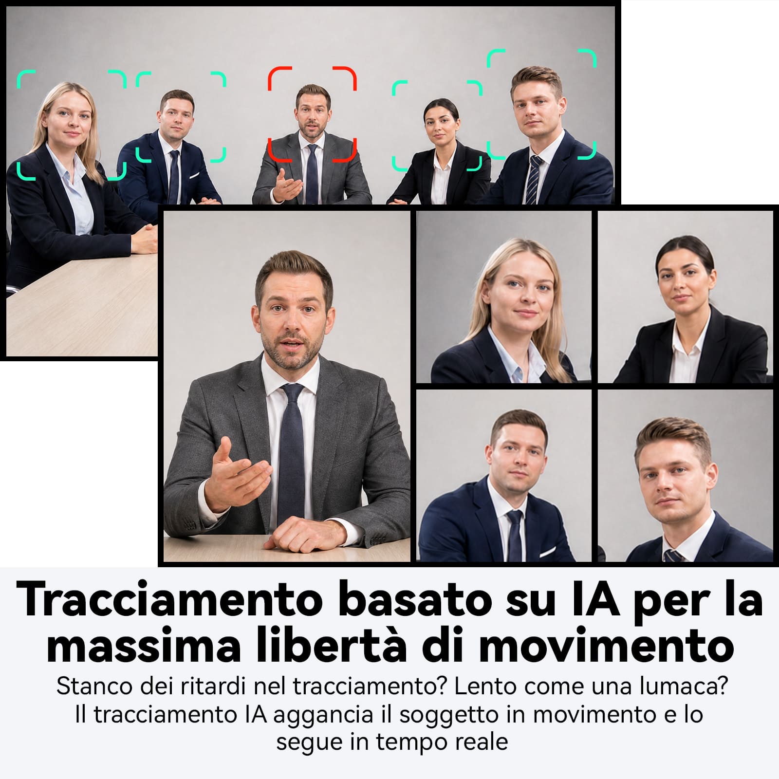 SVN A2 Sistema di Videoconferenza All-in-One 4K HD con IA per Sale Riunioni di Piccole e Medie Dimensioni