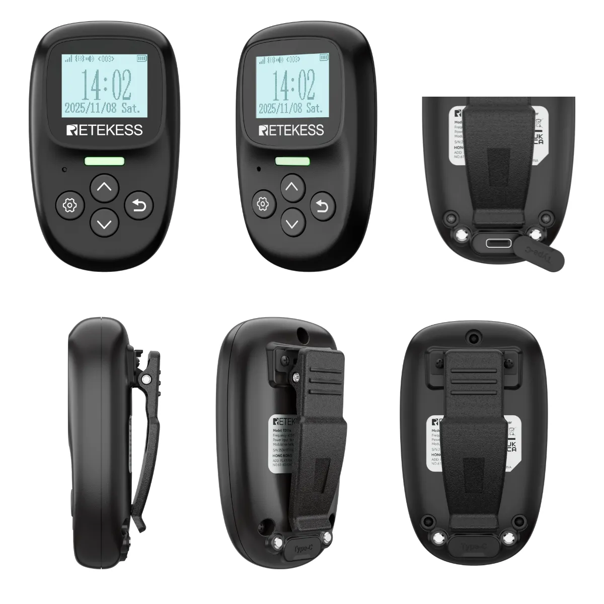 TD037 TD114 Sistema Pager Ristorante, Trasmettitore Cucina e Pager Camerieri