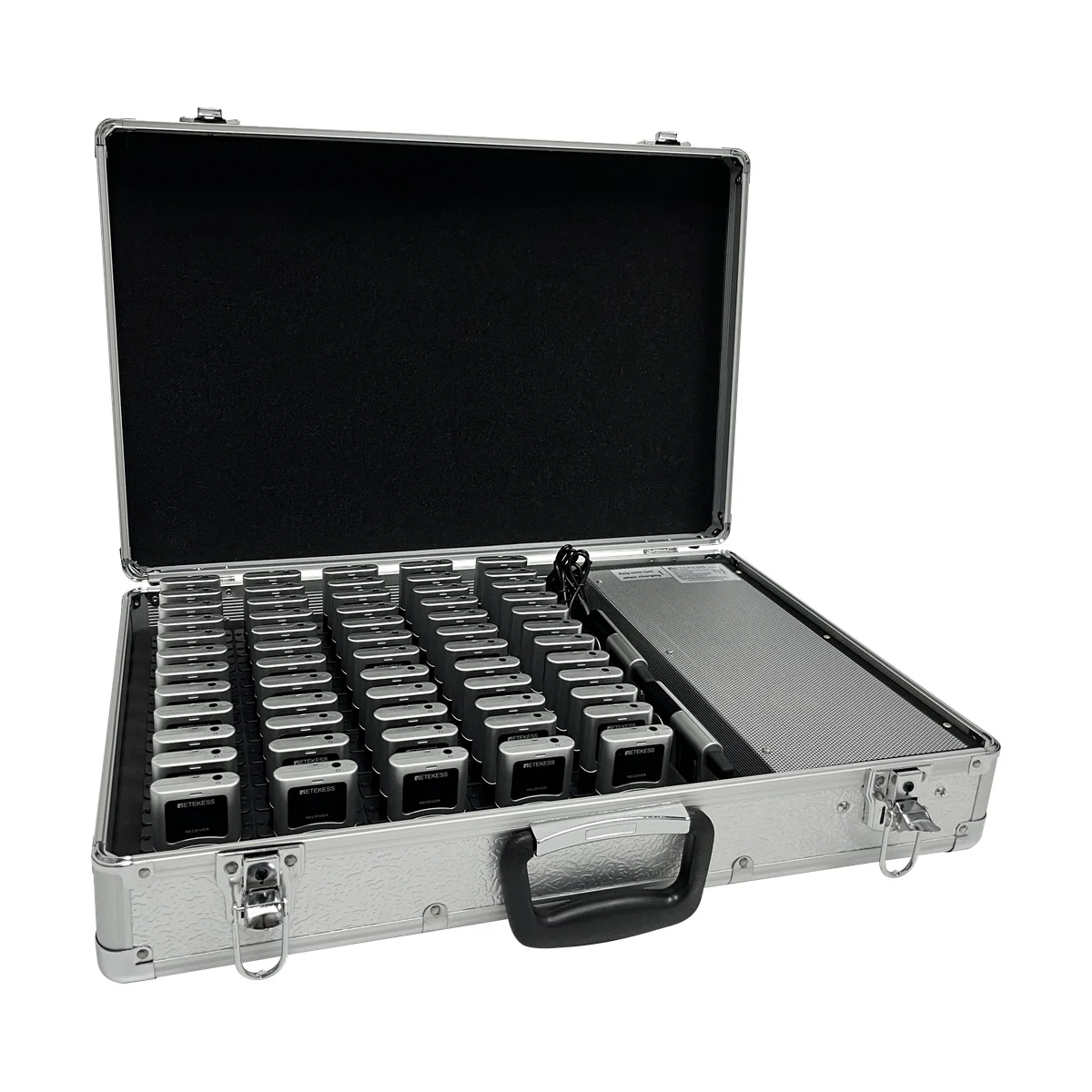TT033A Custodia di Ricarica a 60 Slot per i Sistemi di Guida Turistica T130U e T131U con Cancellazione del Rumore