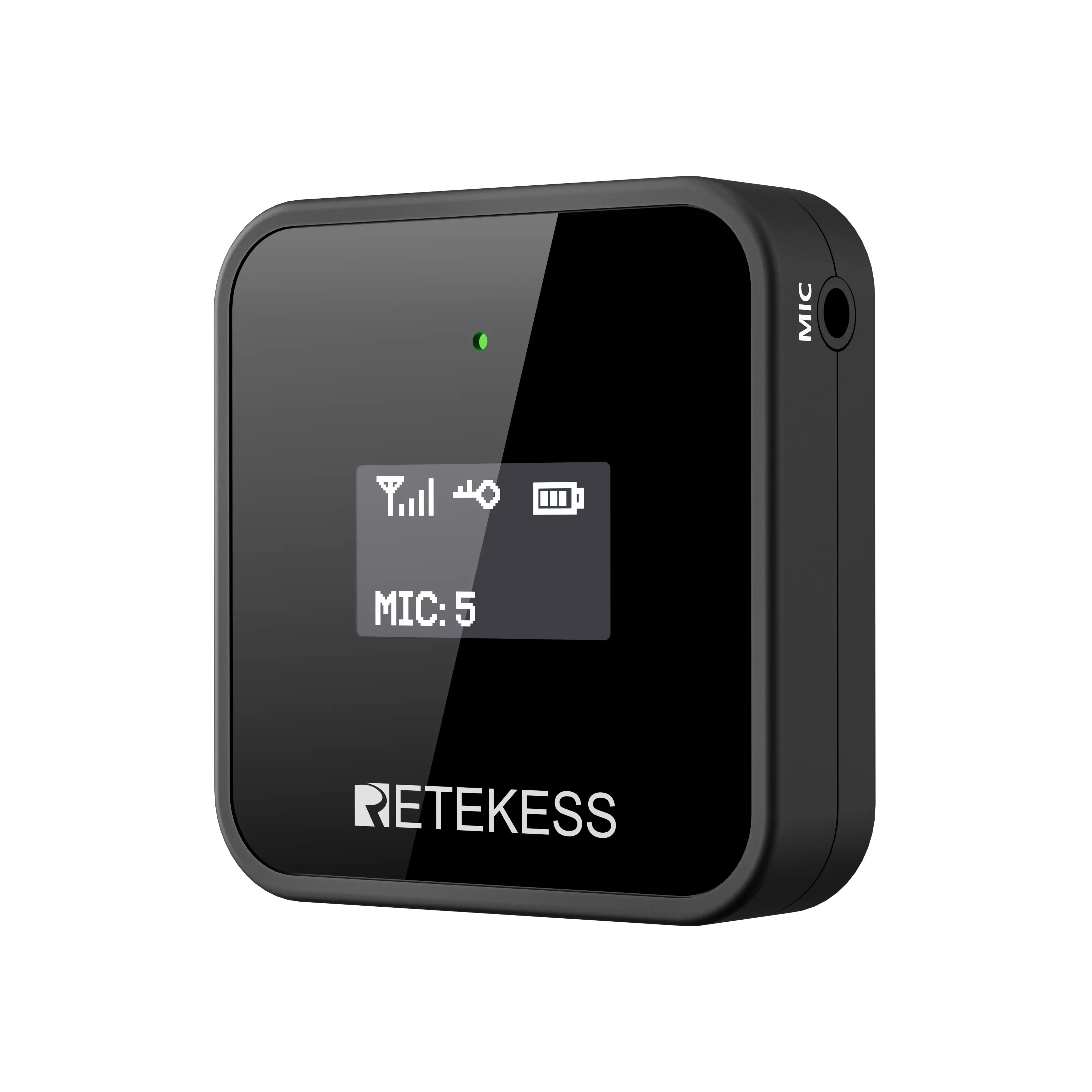 Retekess TT135 trasmettitore con clip per sistema guida turistica wireless TT135