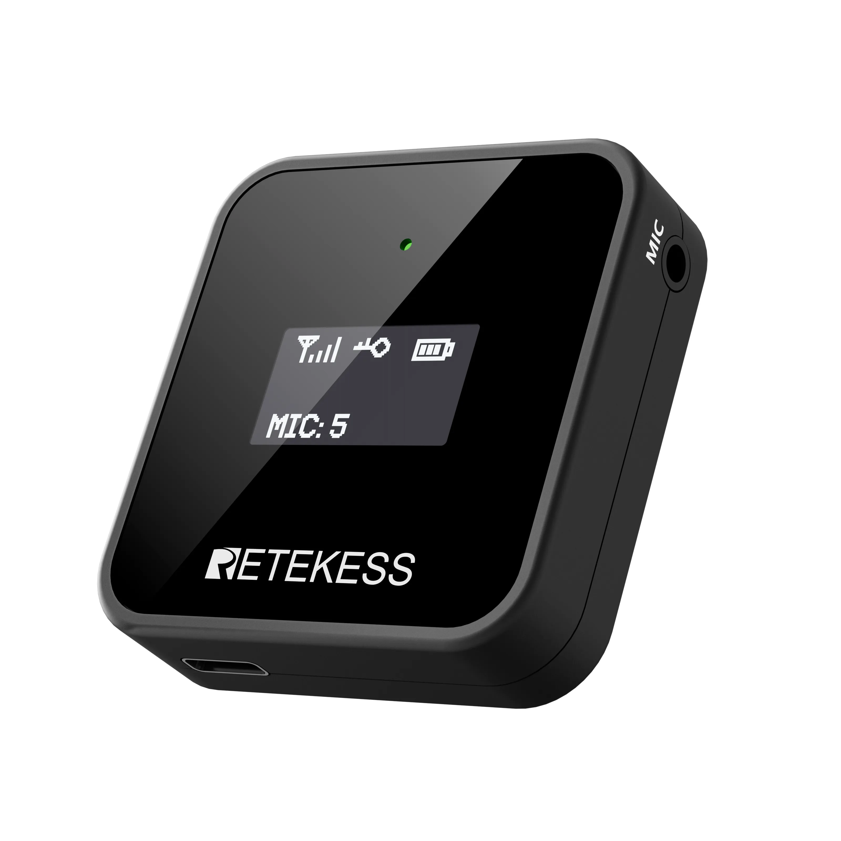 Retekess TT135 trasmettitore con clip per sistema guida turistica wireless TT135