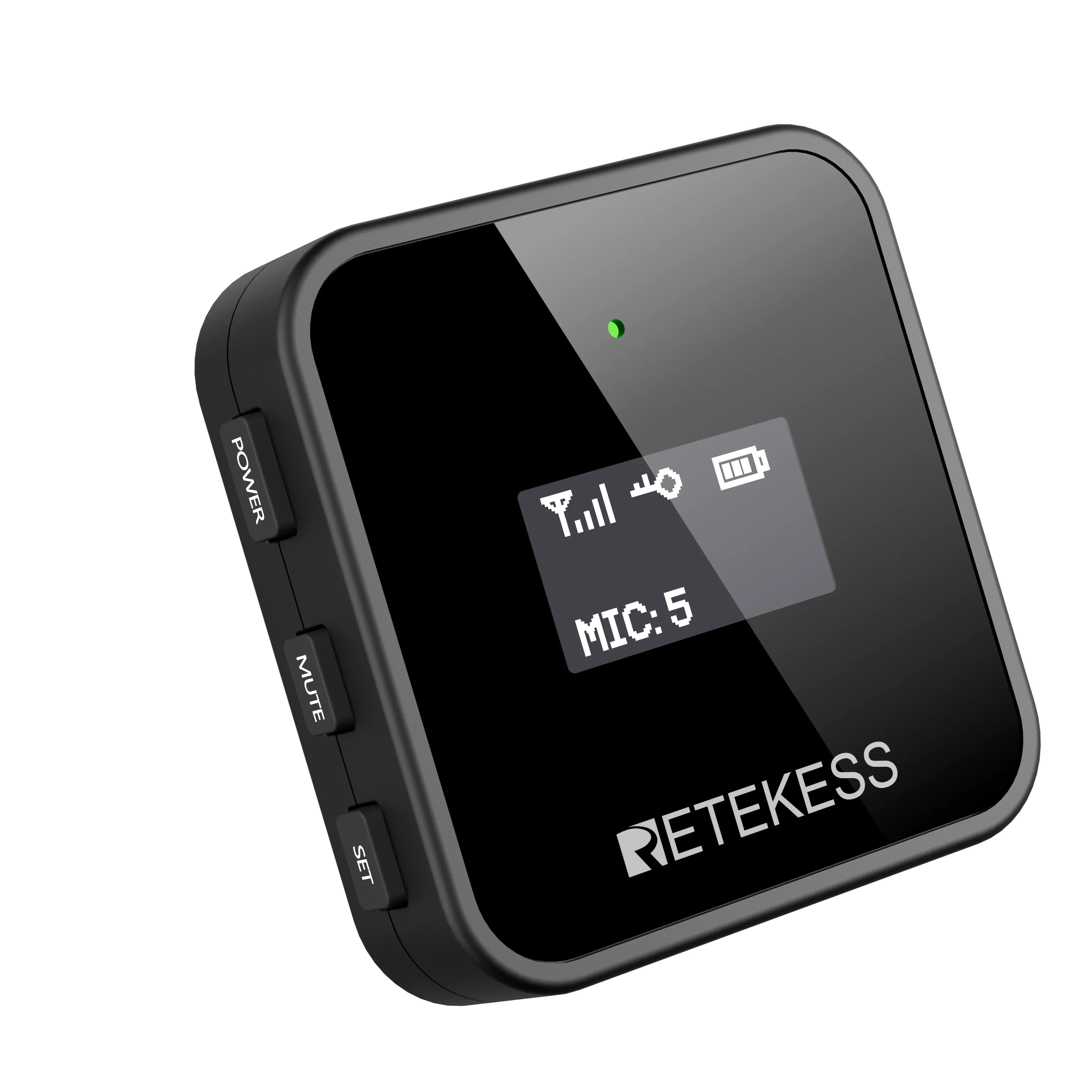 Retekess TT135 trasmettitore con clip per sistema guida turistica wireless TT135