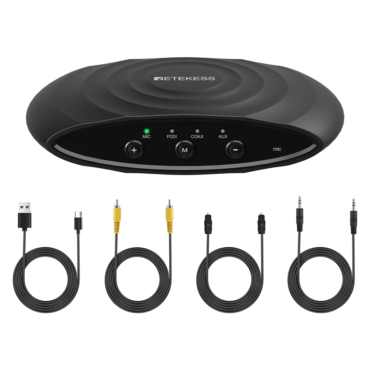 TE102 Apparecchio Acustico RIC Bluetooth con Custodia di Ricarica e Disinfezione UV-C e Trasmettitore TV
