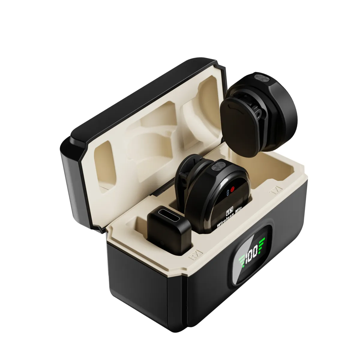 Microfono wireless Retekess per TT136, ripresa vocale precisa, riduzione del rumore e uso a mani libere