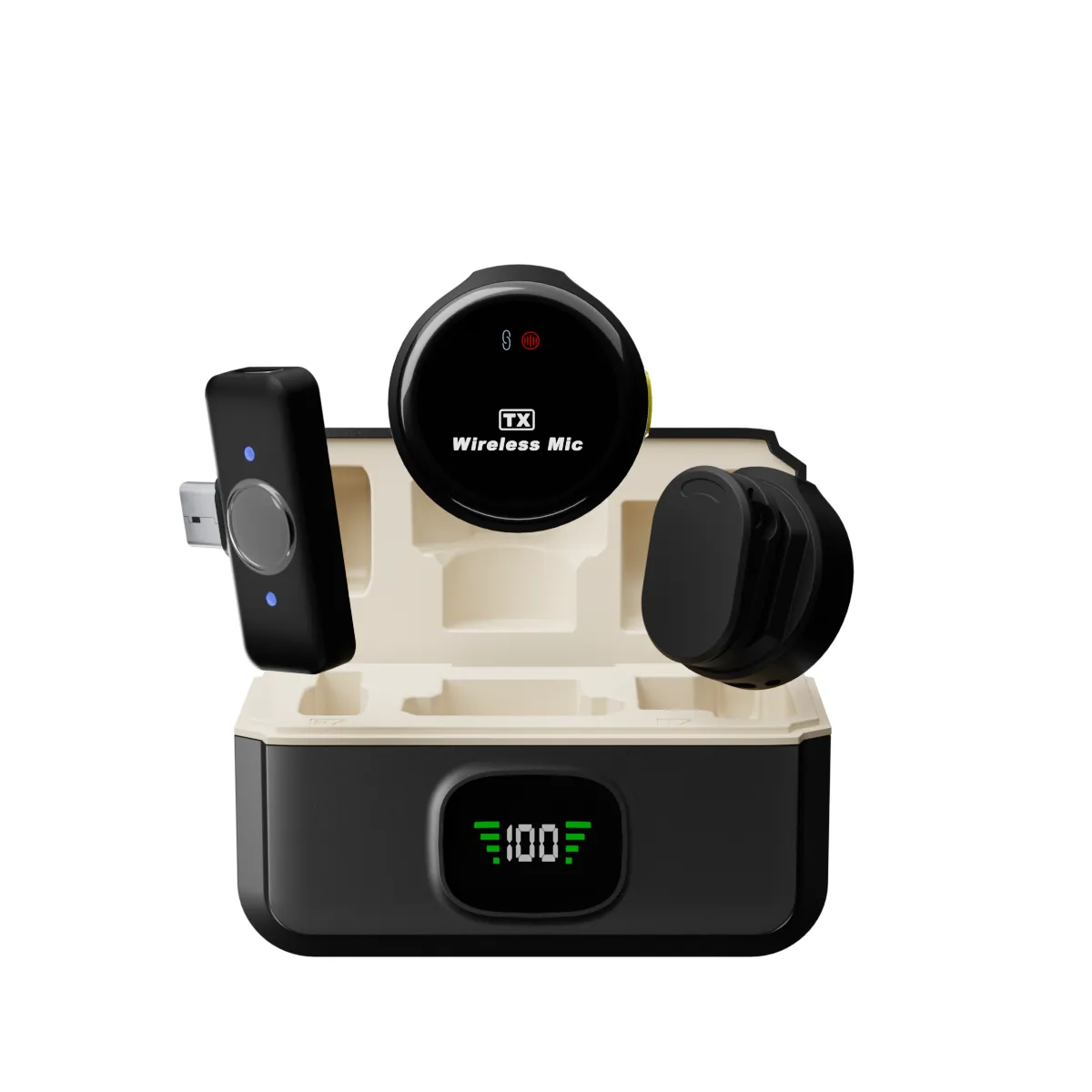 Microfono wireless Retekess per TT136, ripresa vocale precisa, riduzione del rumore e uso a mani libere