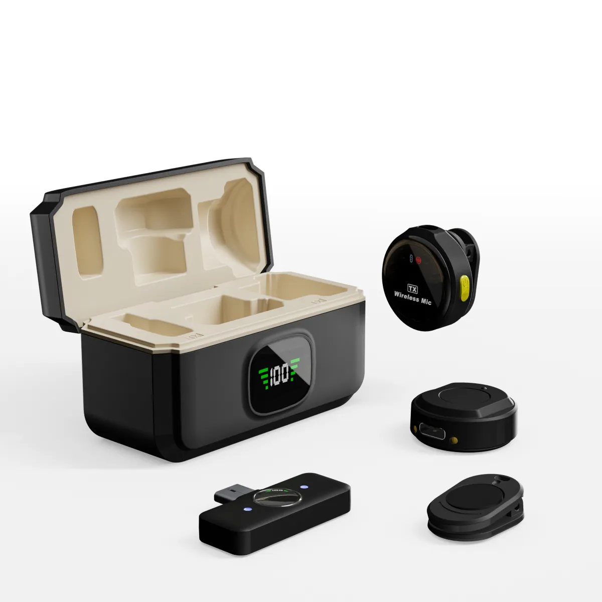 Microfono wireless Retekess per TT136, ripresa vocale precisa, riduzione del rumore e uso a mani libere
